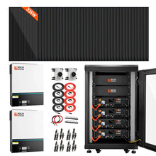 Load image into Gallery viewer, Complete Off-Grid Rich Solar Kit | 16,000W PV Input | 13,000W Output | 48V 120/240V Split Phase + 12,300 Watts of Solar PV