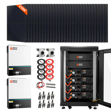 Load image into Gallery viewer, Complete Off-Grid Rich Solar Kit | 16,000W PV Input | 13,000W Output | 48V 120/240V Split Phase + 12,300 Watts of Solar PV