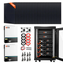 Load image into Gallery viewer, Complete Off-Grid Rich Solar Kit | 16,000W PV Input | 13,000W Output | 48V 120/240V Split Phase + 12,300 Watts of Solar PV