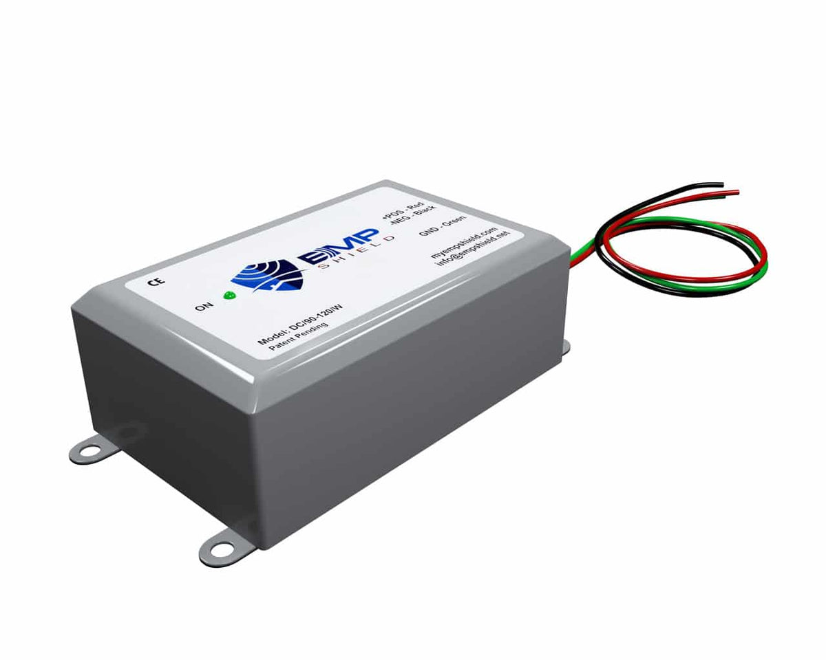 Advanced EMP Shield for DC 90-120V Solar & Wind Systems, Lightning Surge Protector