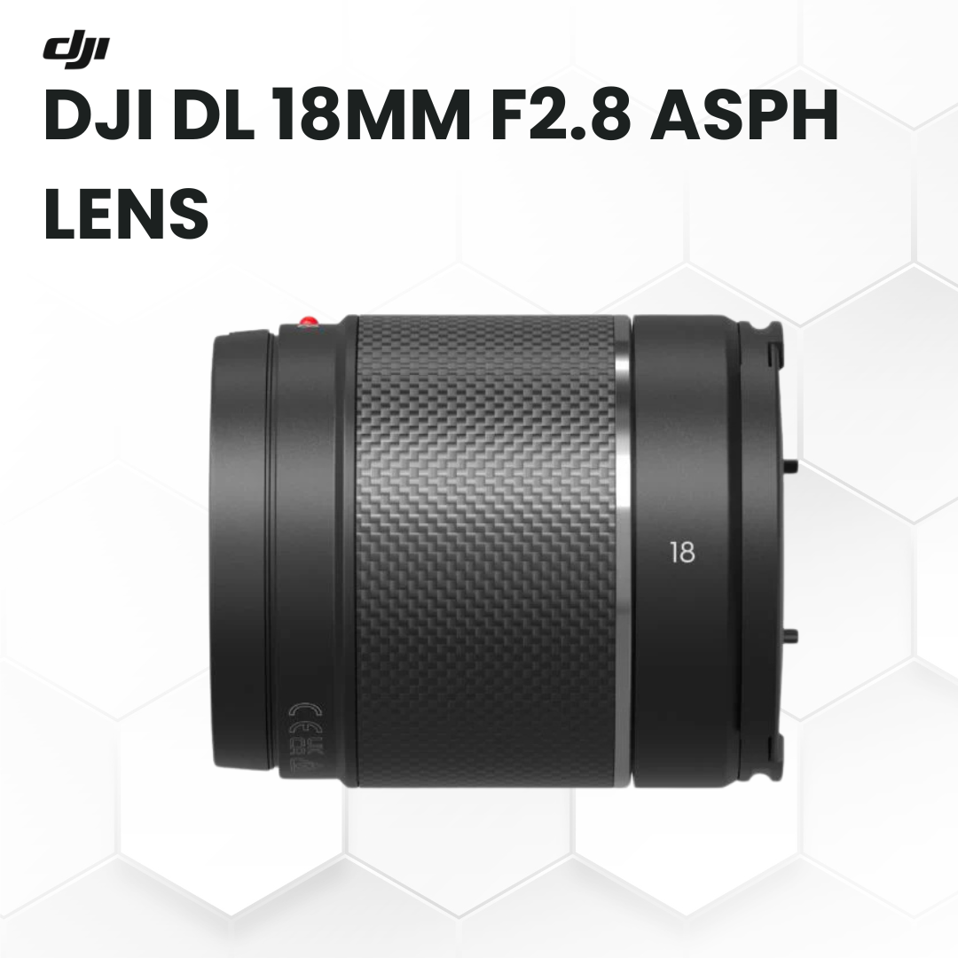 DJI DL 18mm Lens - F2.8 ASPH Full-Frame for Inspire 3, Perfect for 8K Aerial Cinematography