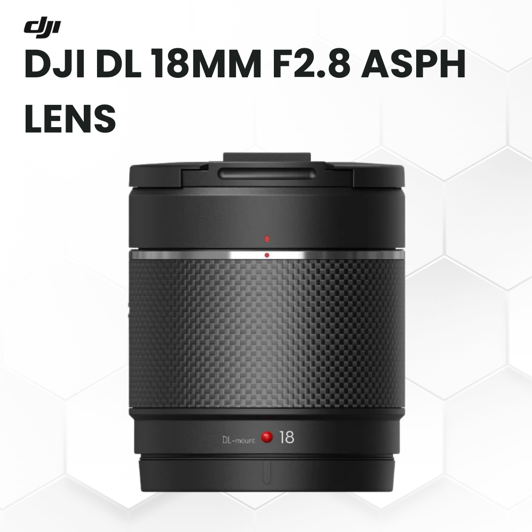 DJI DL 18mm Lens - F2.8 ASPH Full-Frame for Inspire 3, Perfect for 8K Aerial Cinematography