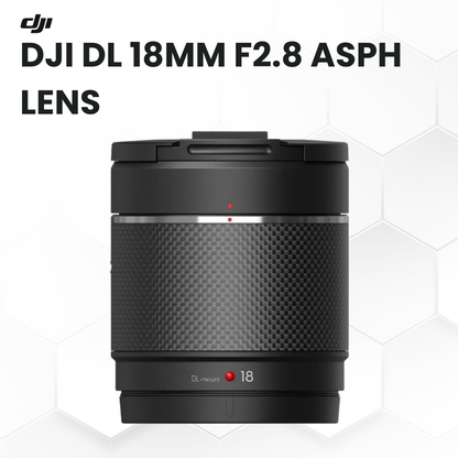 DJI DL 18mm Lens - F2.8 ASPH Full-Frame for Inspire 3, Perfect for 8K Aerial Cinematography