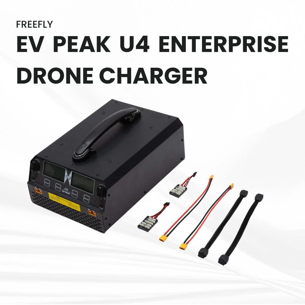 Freefly Dual-Output  EV Peak U4 Enterprise Drone Charger for Alta X Flight Packs