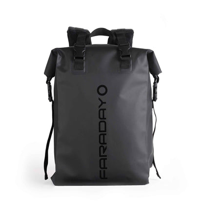 Faraday Defense Stealth Black Dry Bag Backpack - Signal Blocking, Waterproof, EMP