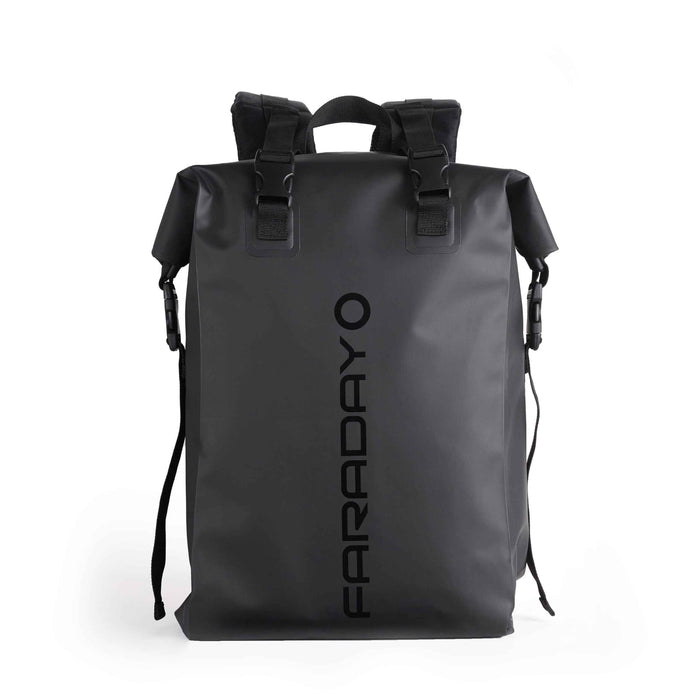 Faraday Defense Stealth Black Dry Bag Backpack - Signal Blocking, Waterproof, EMP