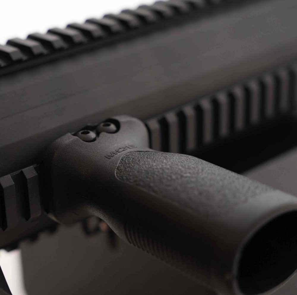 ARC Flamethrower Grips: Ergonomic Chainsaw & Standard Rail Mounts for Enhanced Control