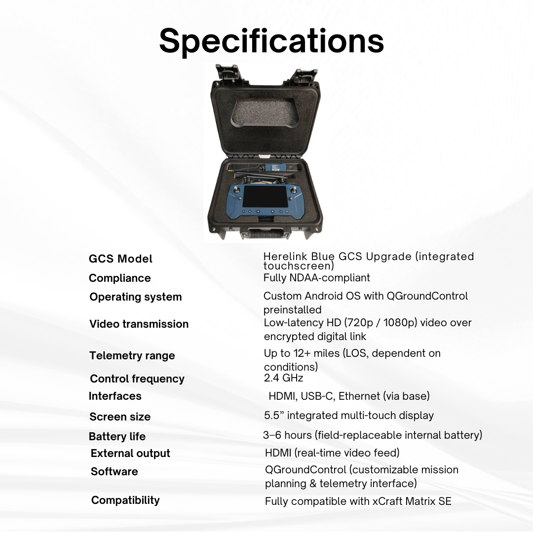 xCraft Herelink Blue GCS Upgrade