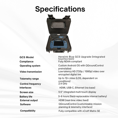 xCraft Herelink Blue GCS Upgrade