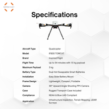 Load image into Gallery viewer, Inspired Flight If800 Tomcat Quadcopter Blue Herelink Ground Control Station