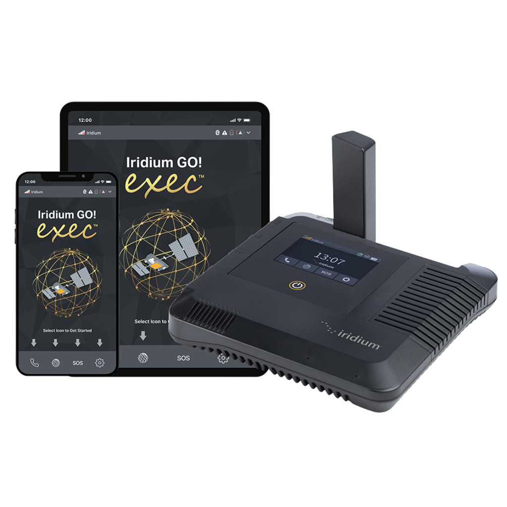 Iridium GO! exec Satellite Kit: Global Communication, Data, Email, Router, SIM