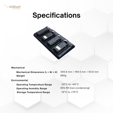SatStation Four Bay Charger Iridium 9555 for Efficient Device Charging