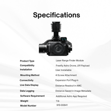 Load image into Gallery viewer, Freefly LR1 Laser Range Finder Upgrade for Astro Drone Payload Precision Sensor