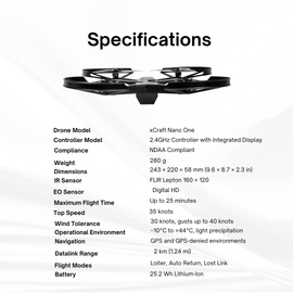 xCraft NANO ONE UAS