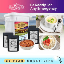 Load image into Gallery viewer, Organic Meal Bucket - 12 Pack -  Emergency Food Survival Kit