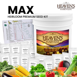 Heirloom Max Seed Kit - 39 Varieties | Premium Survival Seeds