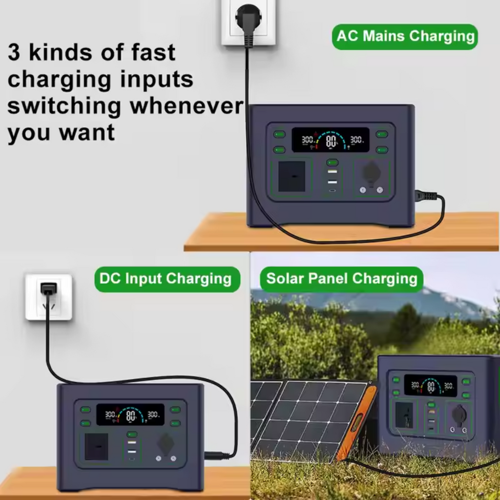 EcoSpark Mini 500 Compact Solar Generator