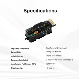 Freefly Alta X Drone Remote ID Upgrade Kit: FAA Compliant Flight Module