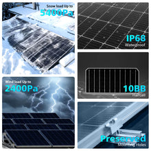 Load image into Gallery viewer, 415W Bifacial PERC Solar Panel  | SGP-415-BBS UL61730 CEC Listed