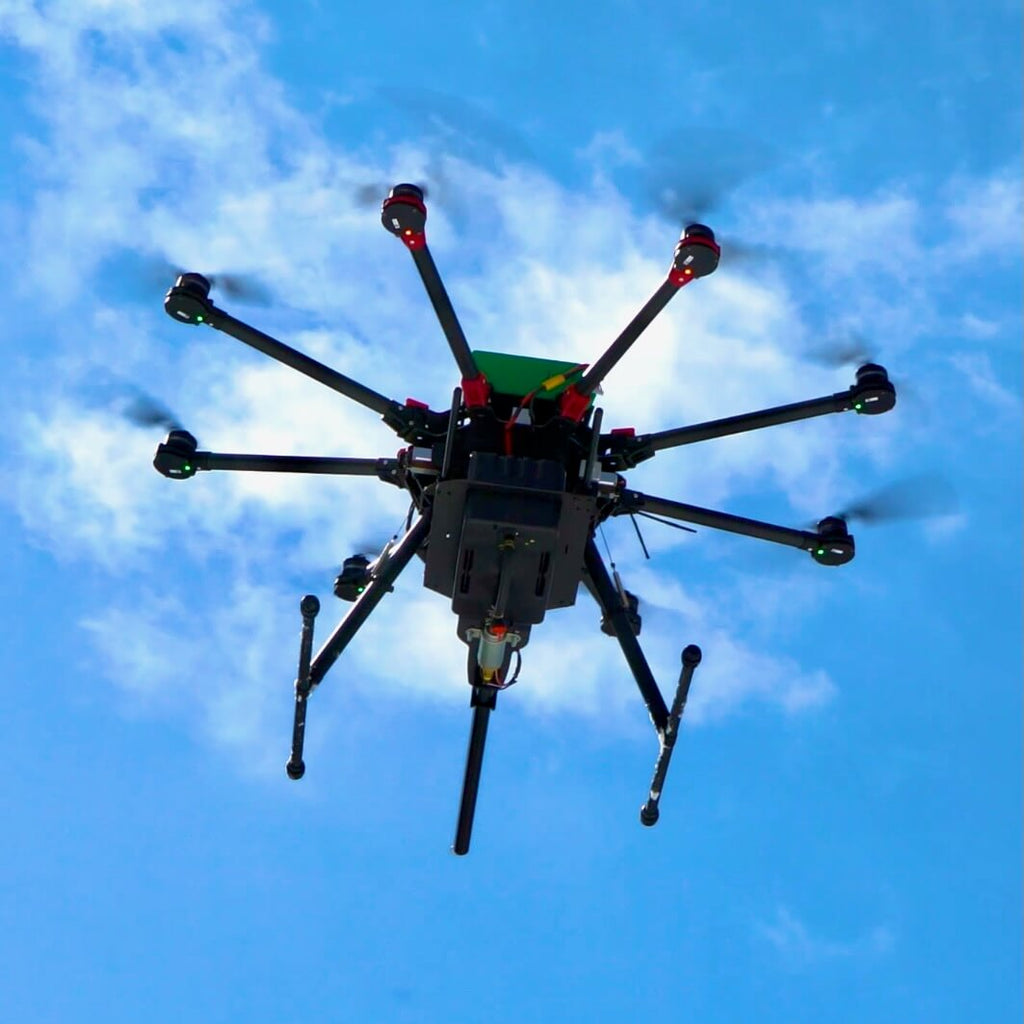 Advanced TF-19 WASP Gen2 Drone Flamethrower Attachment for Aerial Ignition