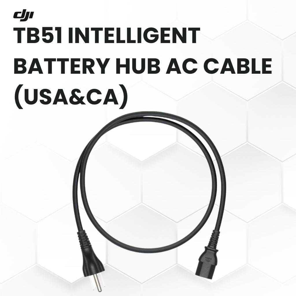 Genuine DJI TB51 Intelligent Battery Hub AC Power Cable, USA/CA