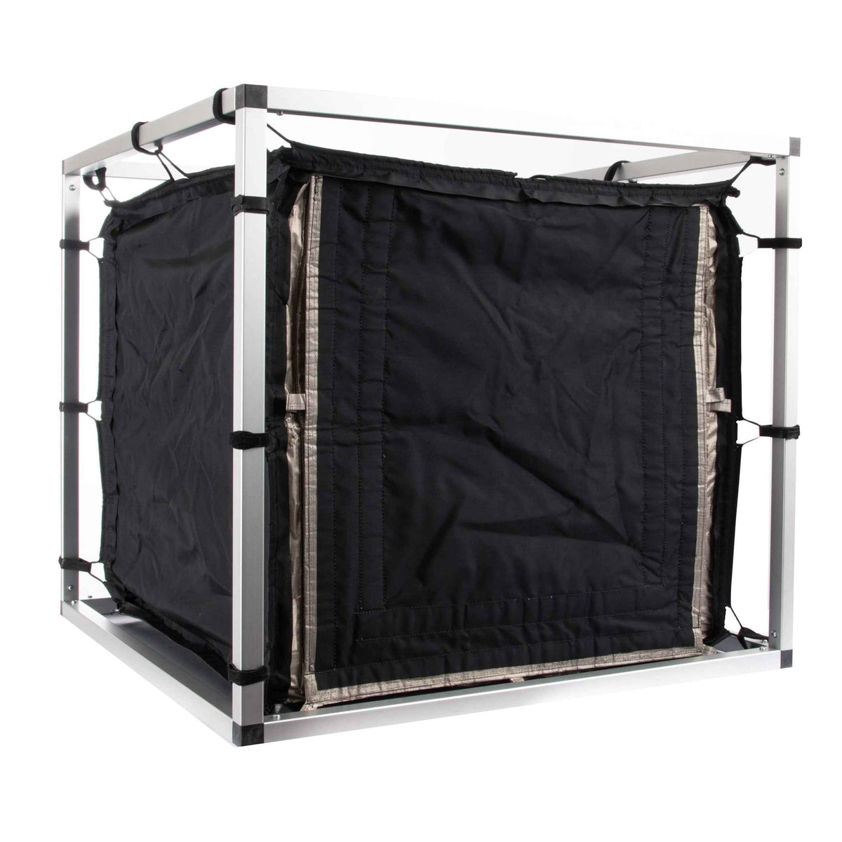 Large Faraday Tabletop RF Shielding Enclosure 4x4x4 Feet for Secure Investigations