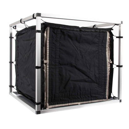 Large Faraday Tabletop RF Shielding Enclosure 4x4x4 Feet for Secure Investigations