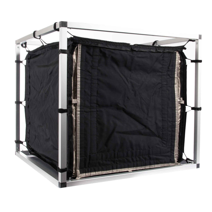 Large Faraday Tabletop RF Shielding Enclosure 4x4x4 Feet for Secure Investigations