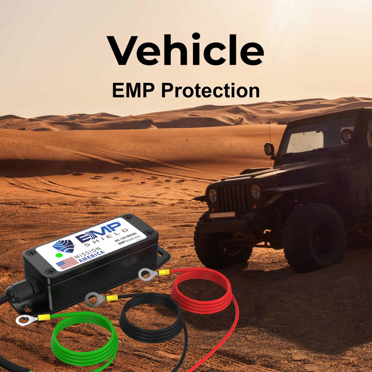 EMP Shield Micro Vehicle EMP Lightning Protection Device - Automotive Surge Protector