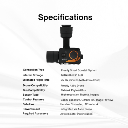 FreeFly Wiris Pro Drone Payload for Astro Aerial Inspections