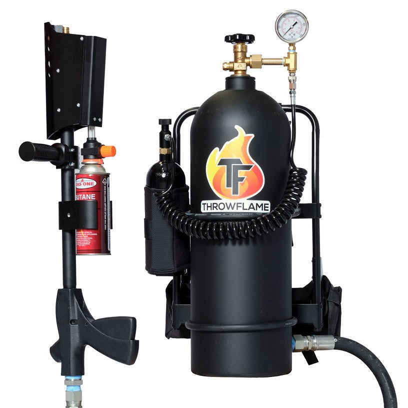 XL18 High-Power Flamethrower System: 110ft Range, Napalm Ready, Lifetime Warranty