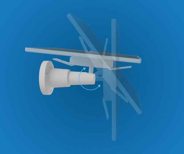 Swann SWIFI-SOLAR5 Weatherproof Solar Panel for Wire-Free Security Cameras