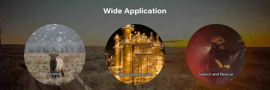 WOLF 6H Helmet Mounted Thermal Monocular 640x512 50Hz Night Vision Device