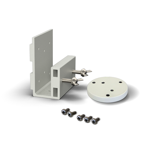 Swann Outdoor No-Drill Gutter Fence Mount for Wire-Free Security Cameras & Solar Panels