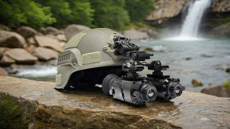 WOLF 6H Helmet-Mounted Thermal Imaging Binoculars 640x512 50Hz HD Sensor