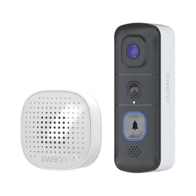 SwannBuddy4K Smart 4K UHD Wireless Video Doorbell with SwannShield AI Voice Assistant