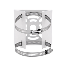 Load image into Gallery viewer, Universal Security Camera Pole Mount Bracket Kit for Outdoor Surveillance Installation