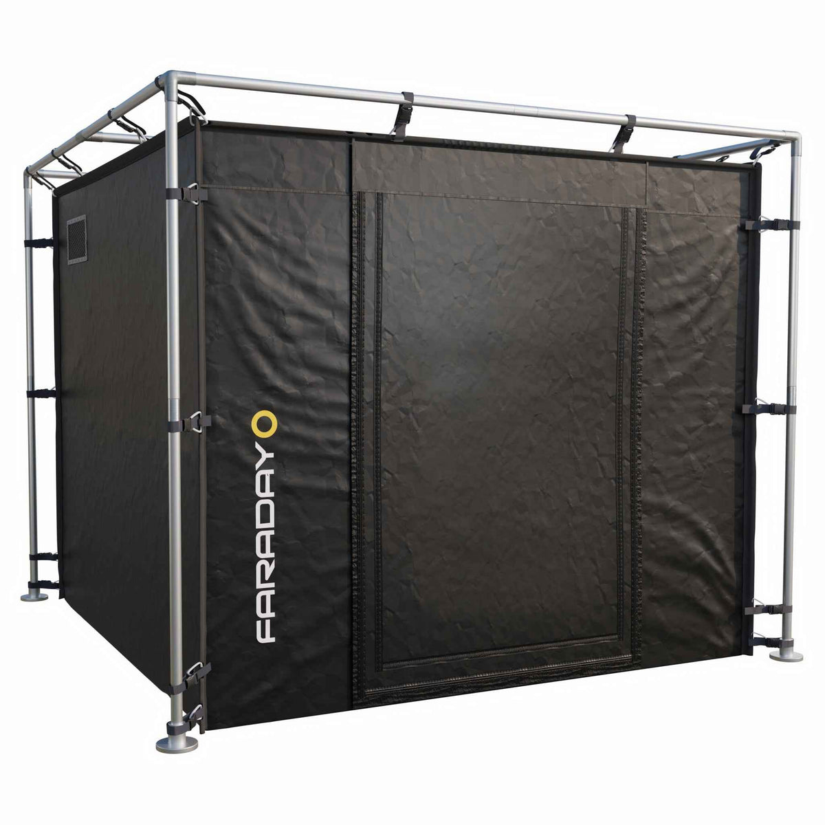 X-Large LX Black RF/EMI Shielding Faraday Tent Enclosure Room 9'x9'x6.5'