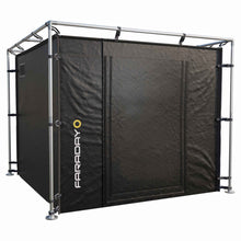 Load image into Gallery viewer, X-Large LX Black RF/EMI Shielding Faraday Tent Enclosure Room 9'x9'x6.5'