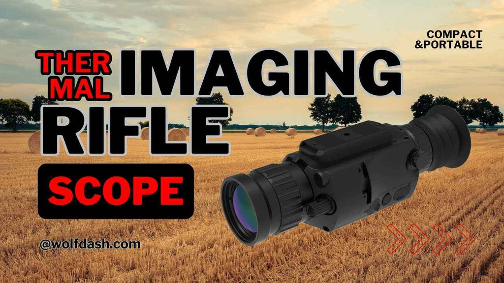 WOLF 6M HD Thermal Rifle Scope 640x512, LRF, IP67 Waterproof