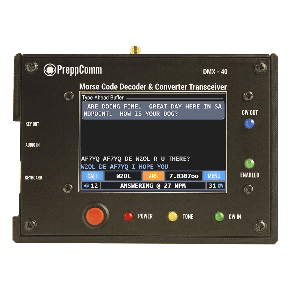 DMX-40 Morse Code Transceiver