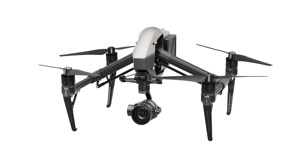 DJI Inspire 2 Advanced Drone Combo, Zenmuse X5S Camera, CinemaDNG, Apple ProRes