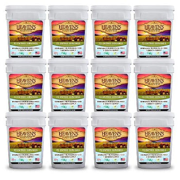 Entrée Bucket  - 12 Pack - Emergency Survival Food Kit