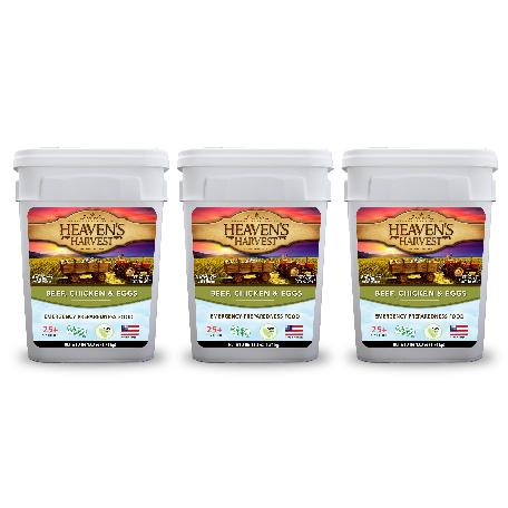 Protein Booster Bucket - 3 Pack - Emergency Survival Food Kit